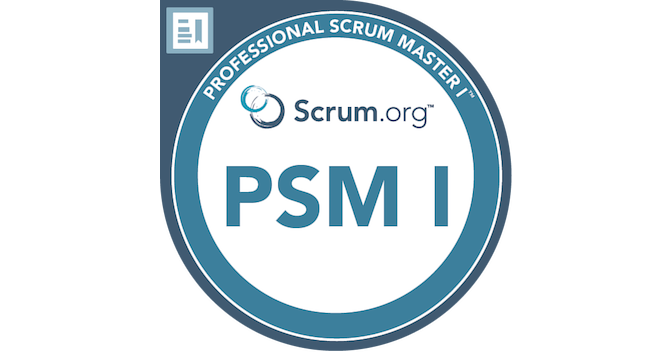 Scrum.org Professional Scrum Master I (PSM I) badge